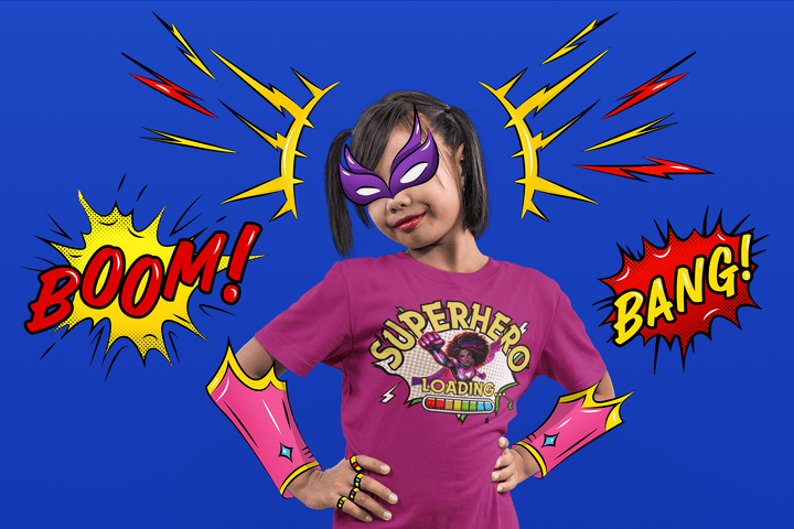 Superhero Loading Kids' T-Shirt.