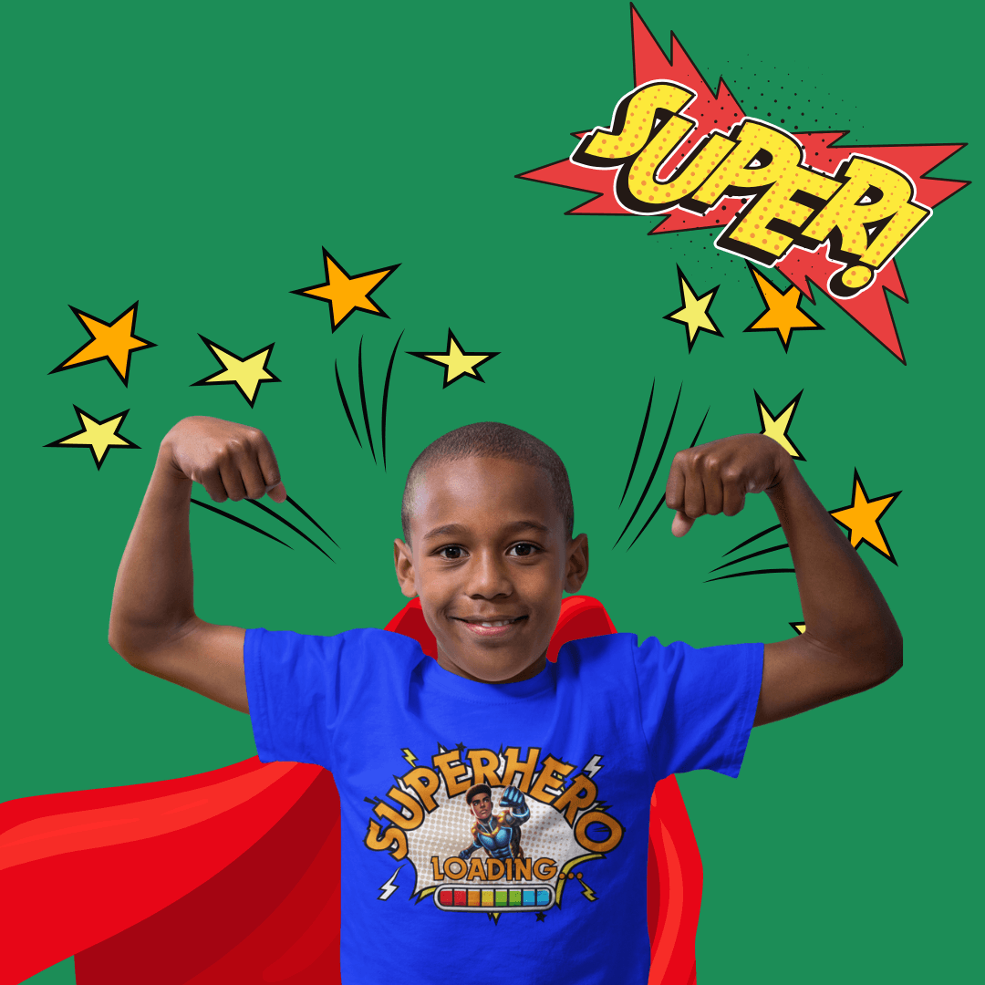 Superhero Loading Kids' T-Shirt.