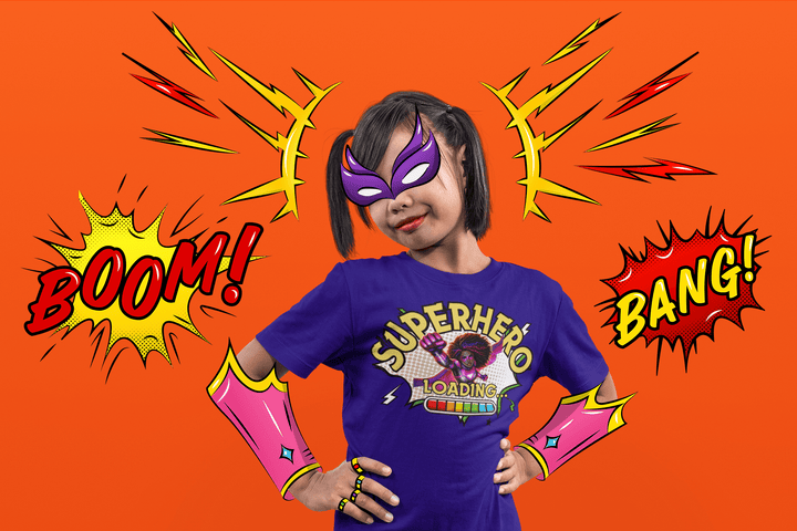 Superhero Loading Kids' T-Shirt.