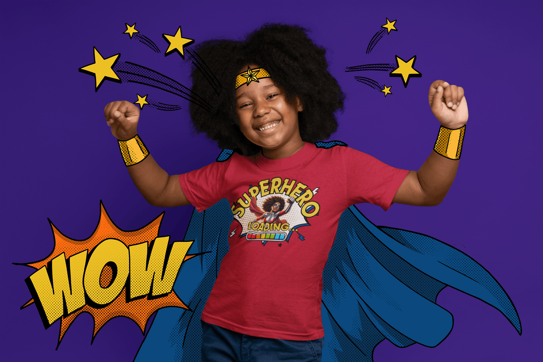 Superhero Loading Kids' T-Shirt.