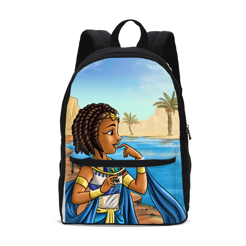 Nefertiti's Quest Small Canvas Backpack.