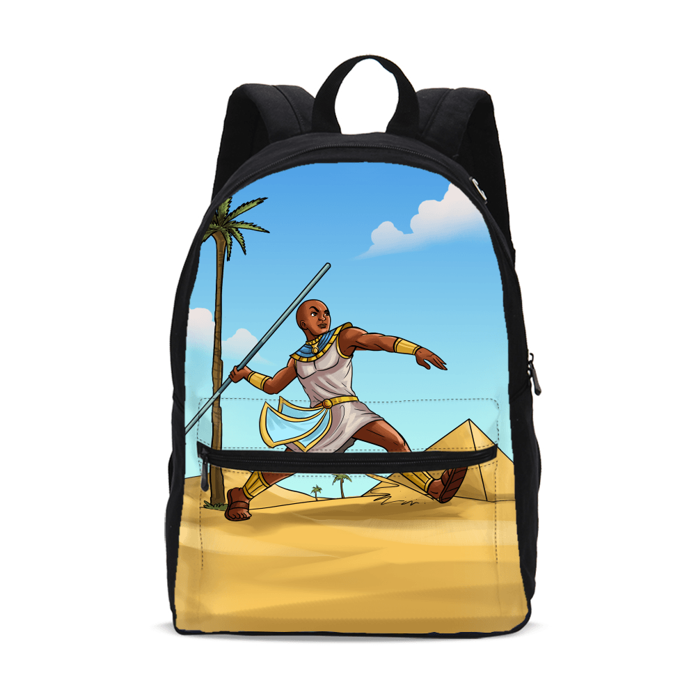 Ramses and the Great Wonder Set Small Canvas Backpack.