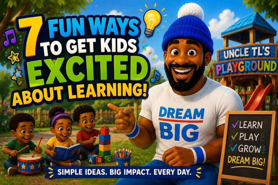 7 fun ways to get kids excited about learning with Uncle TL