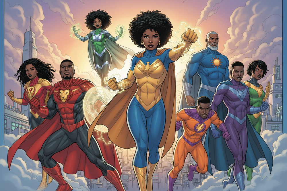 team of black superheros