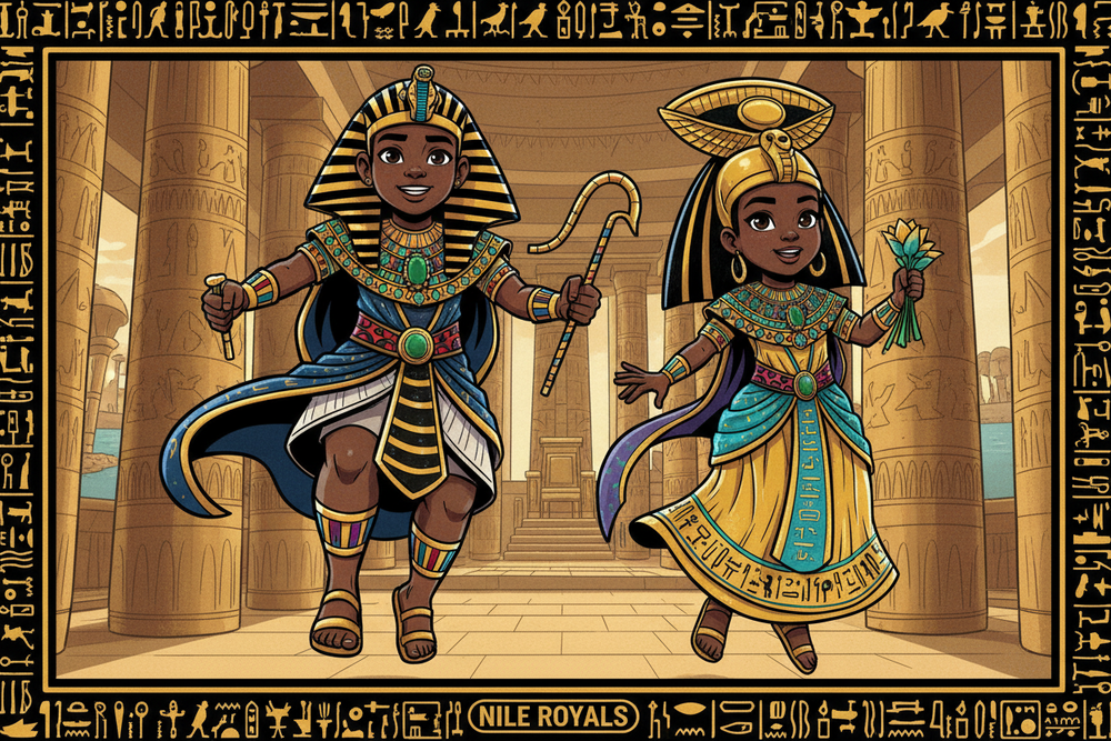 black king and queen