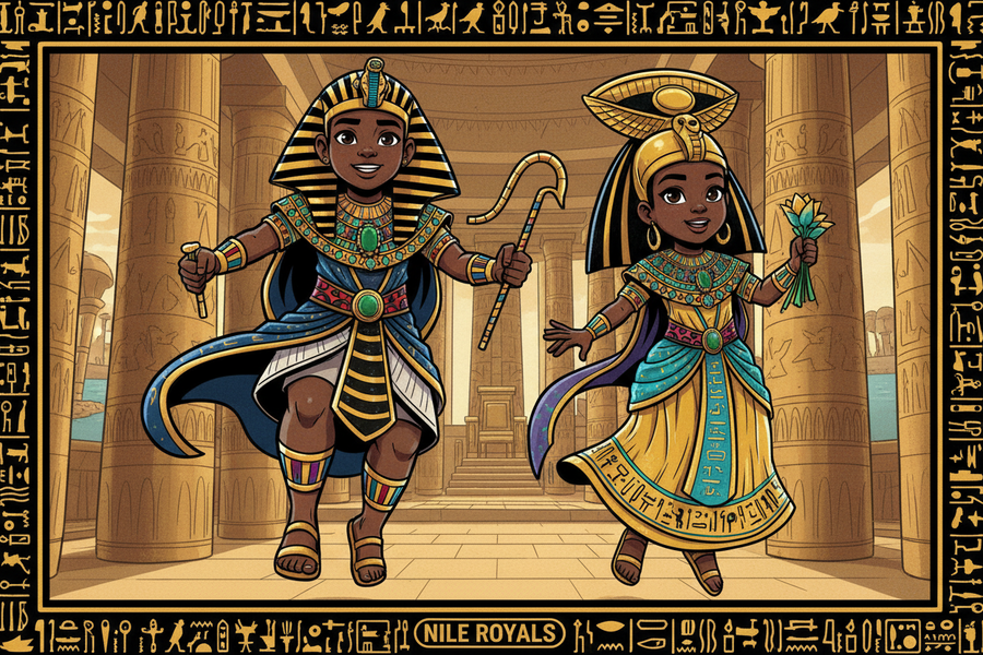 black king and queen