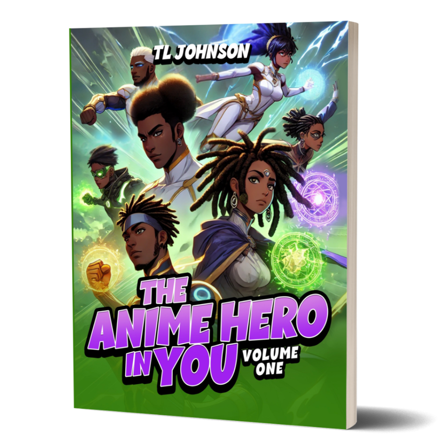 The Anime Hero in You – Volume 1 Black Anime Coloring Book - The Mini Monarchs