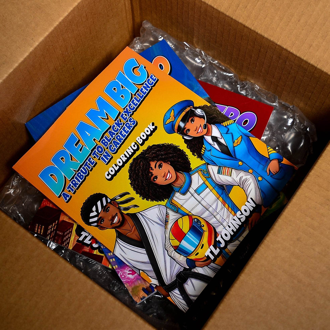 Dream Big Coloring Book unboxing