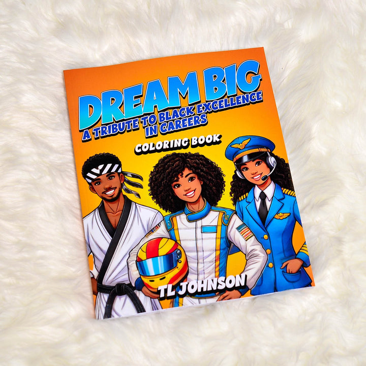 Dream Big Coloring Book White Background