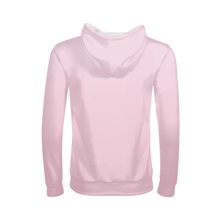 Nefertiti Kids Hoodie. back of pink hoodie