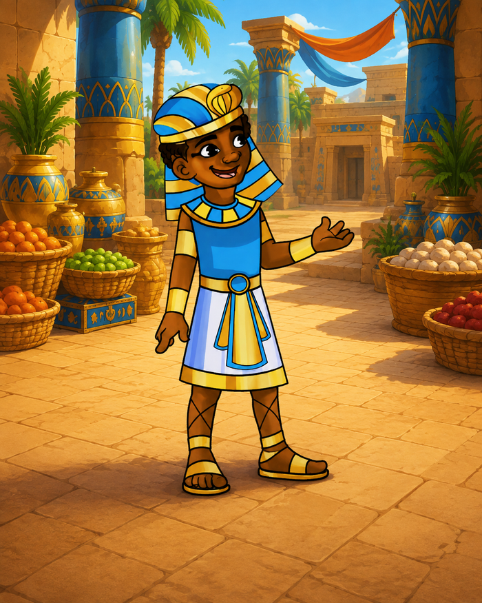 Tut character portrait