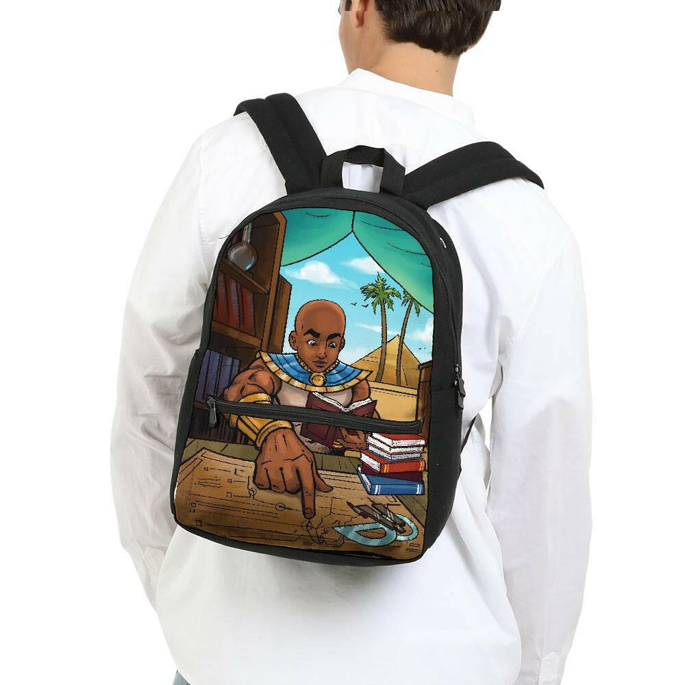 Ramses and the Great Wonder  Small Canvas Backpack.