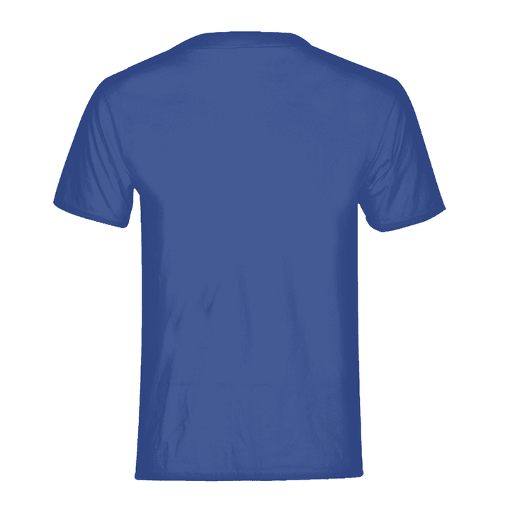 Back Image of the Blue Ramses T-Shirt.