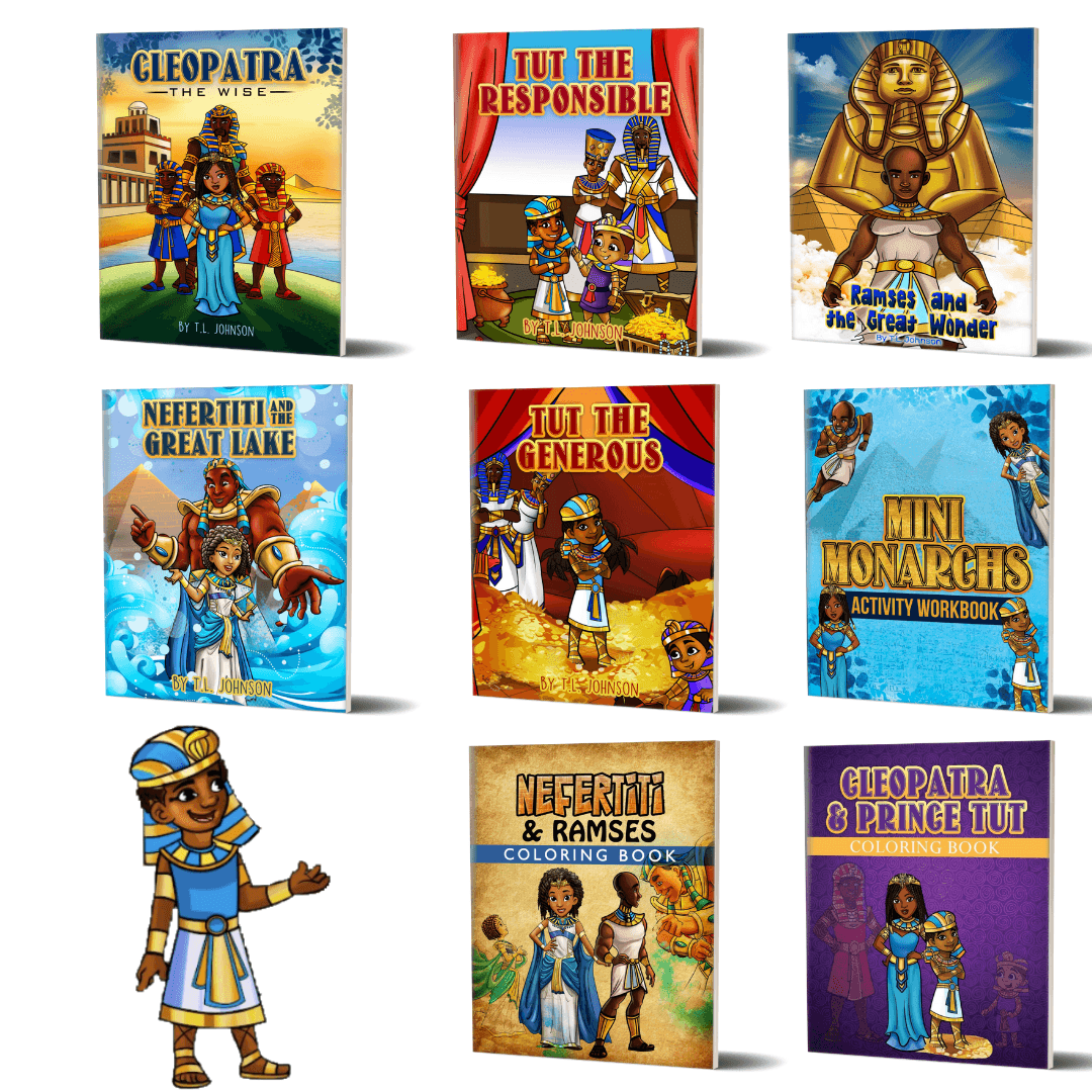The Royal Flush Collection featuring all Mini Monarchs books and activity sets.